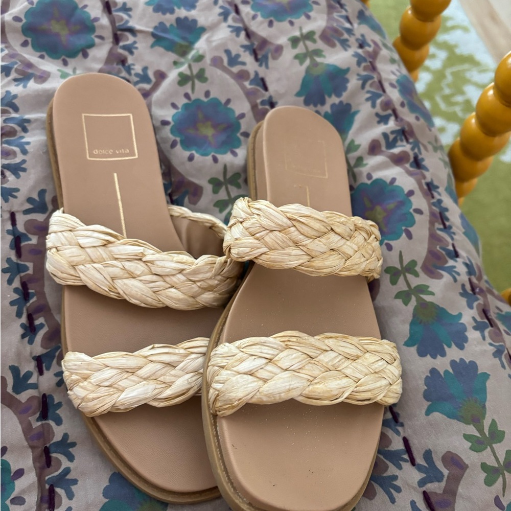 Dolce Vita Women's Braided Sandals - Cream